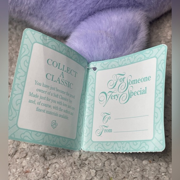 Soft Classics Toys R Us 1995 Purple Seal Plush Stuffed Animal 18" Geoffrey VTG - Picture 7 of 11